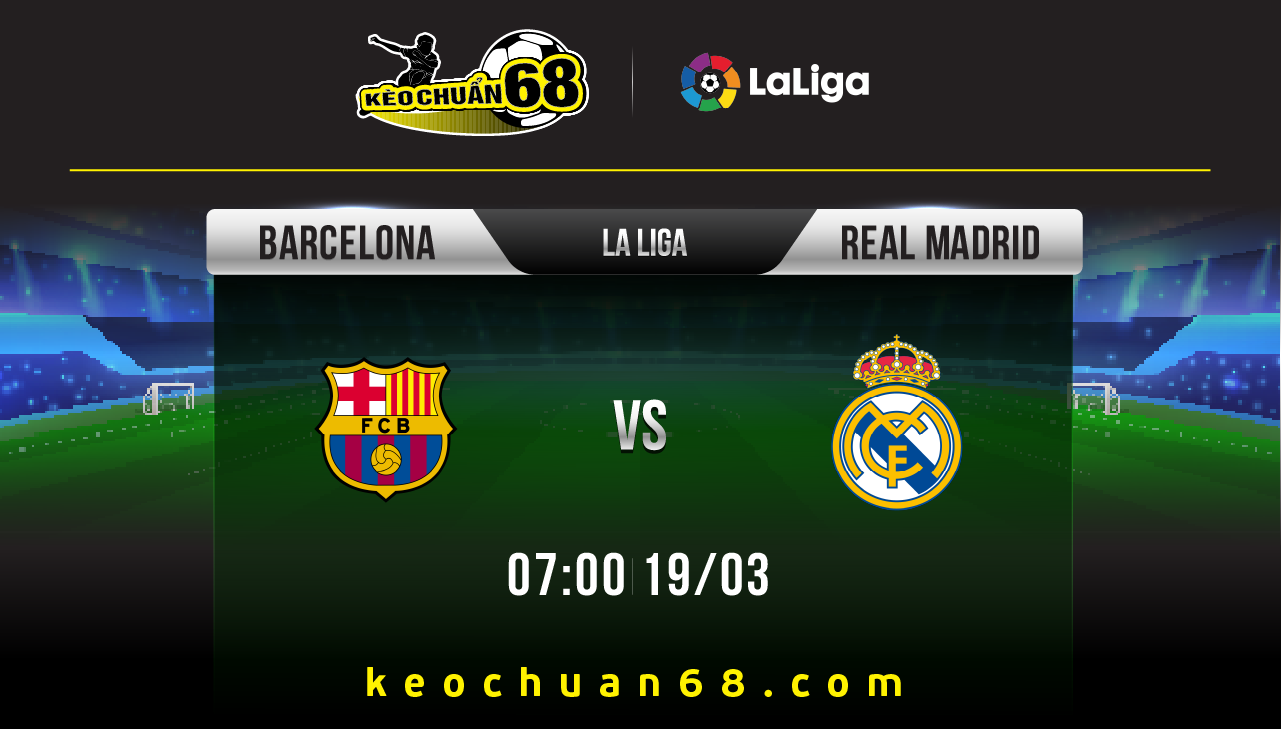 Soi kèo Barcelona vs Real Madrid, 03:00 ngày 20/03 | La Liga