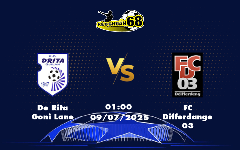Nhận định soi kèo De Rita Goni Lane vs FC Differdange 03 Cuộc chiến đáng mong đợi tại sân chơi châu lục