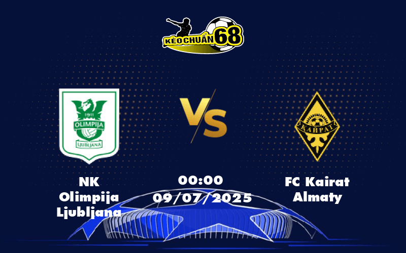 Nhận định soi kèo trận NK Olimpija Ljubljana vs FC Kairat Almaty Cơ hội bất ngờ cho đội khách